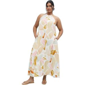 City Chic Women’s Plus Size Dress – Surface Level Maxi(Surface Level)
