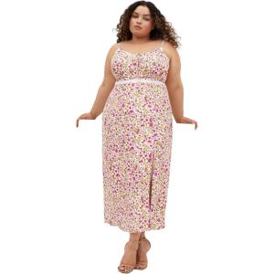 City Chic Women’s Plus Size Dress – Sweet Floral Maxi(Sweet Pea)
