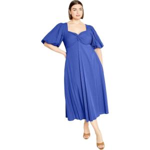 City Chic Women’s Plus Size Hermione Dress(Blue)