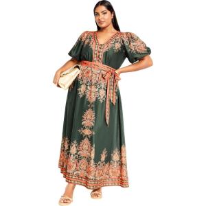 City Chic Women’s Plus Size Higher Love Maxi Dress(Higher Love Plc)
