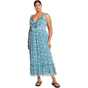 City Chic Women’s Plus Size Lidia Print Dress(Ditsy Swirl)