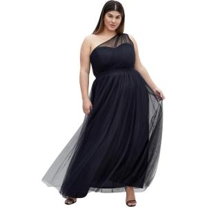 City Chic Women’s Plus Size Maxi Cocktail Dress – Daniela(Navy)