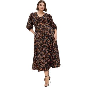 City Chic Women’s Plus Size Maxi Dress – Jolene Print(Baby Bunch)