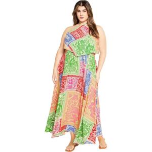 City Chic Women’s Plus Size Maxi Dress – Love Anthem(Love Anthem)