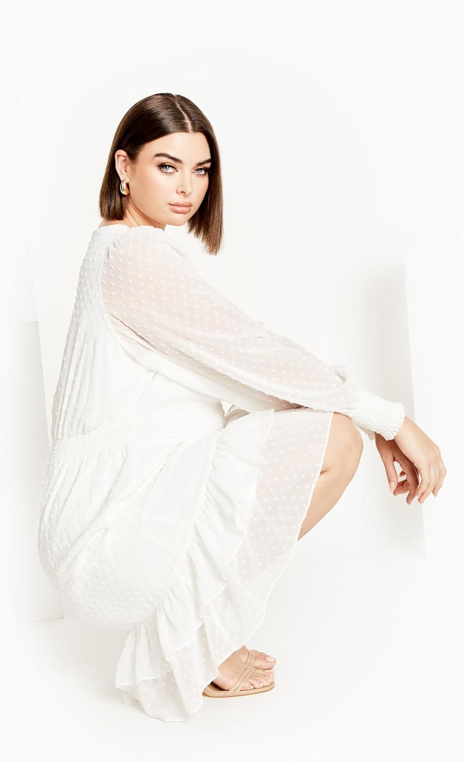 image:imageCity Chic Lea DressCream
