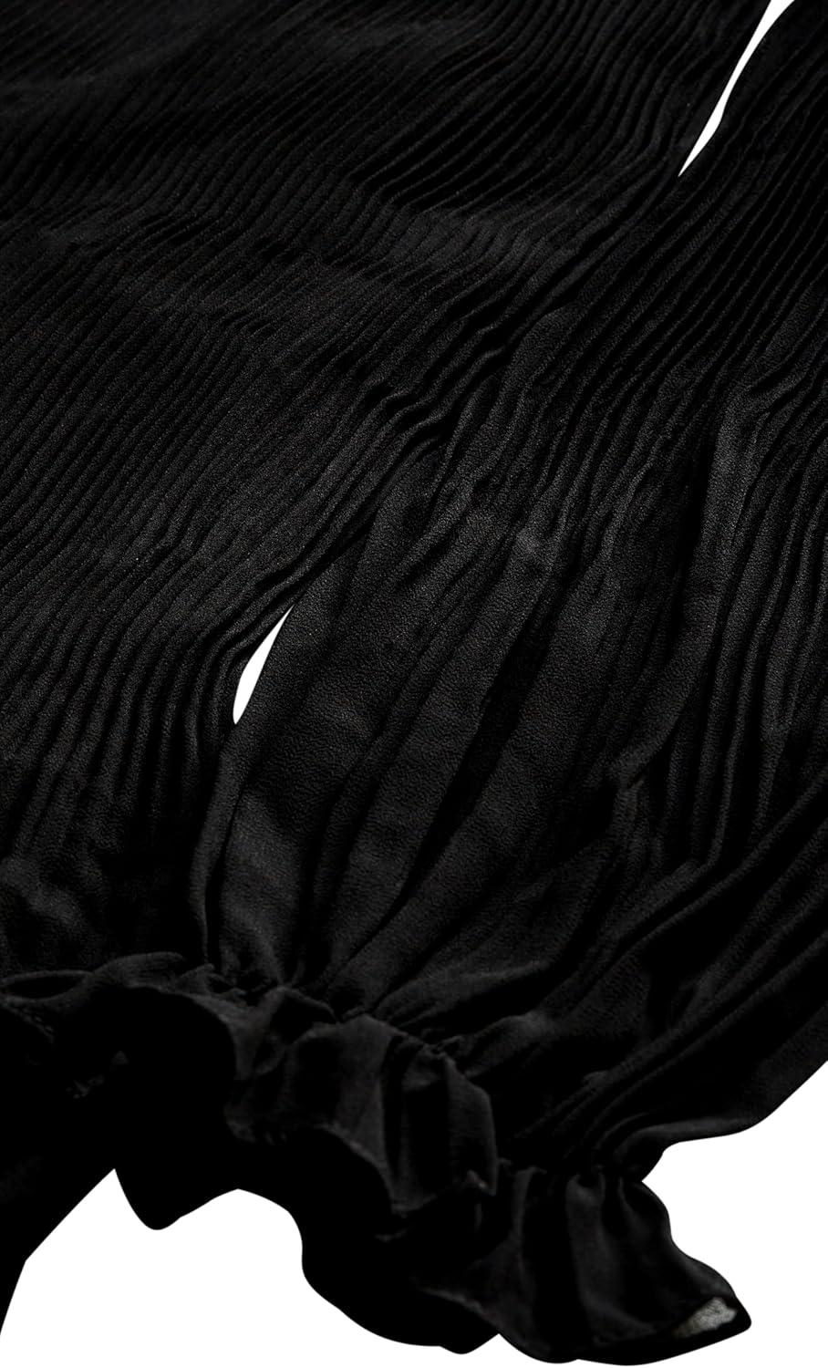 image:imageCity Chic Plus Size Dress Pleat Ruffle DressBlack
