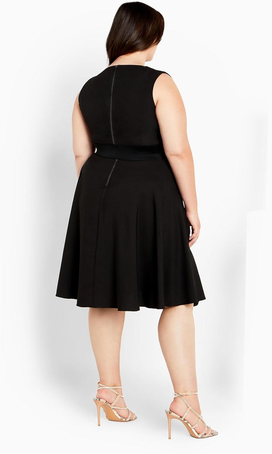 image:imageCity Chic Plus Size Dress Vintage Veronica DressBlack