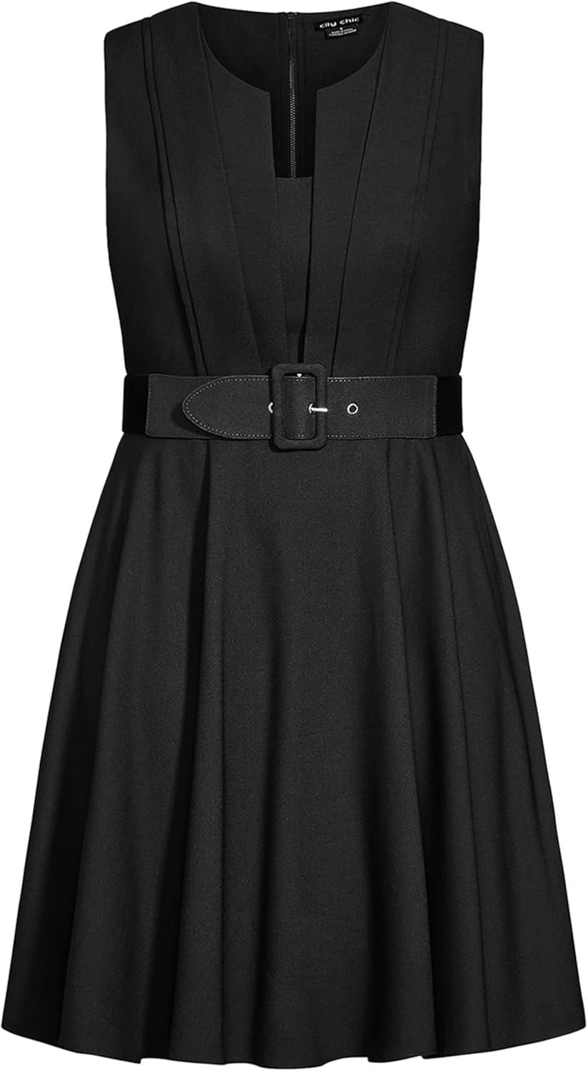image:imageCity Chic Plus Size Dress Vintage Veronica DressBlack