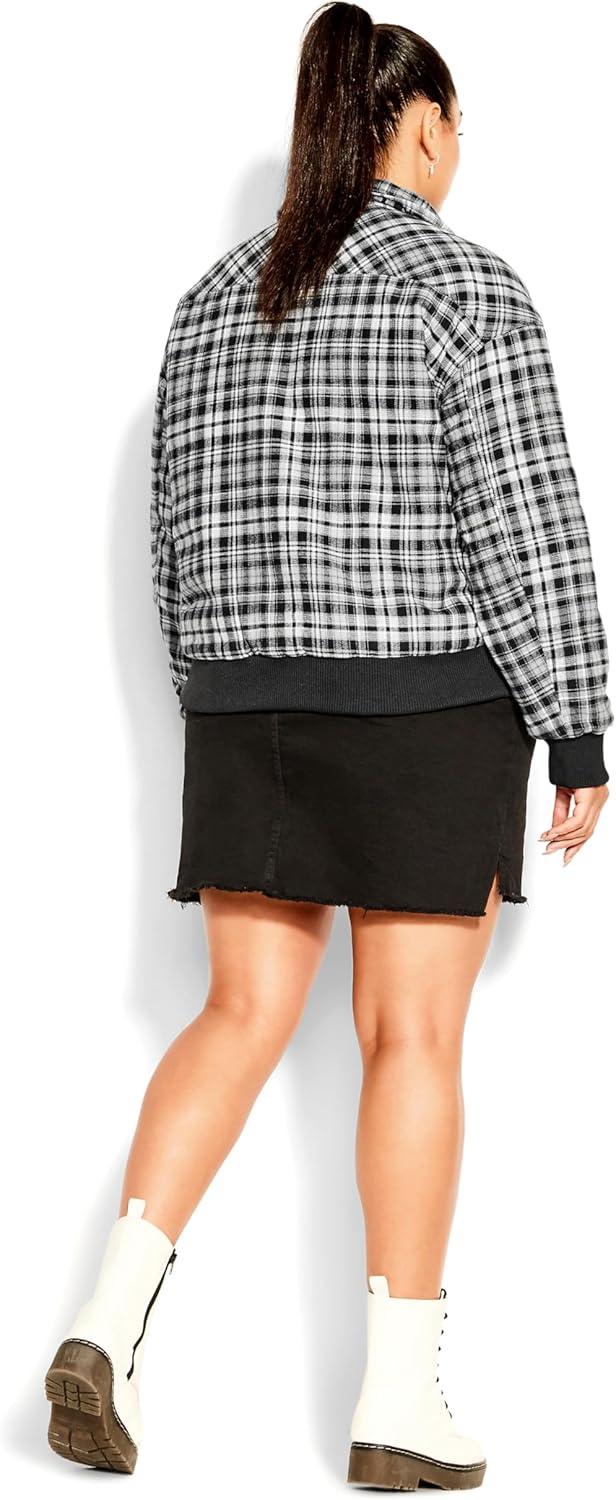 image:imageCity Chic Plus Size Jacket Check Out Jacket