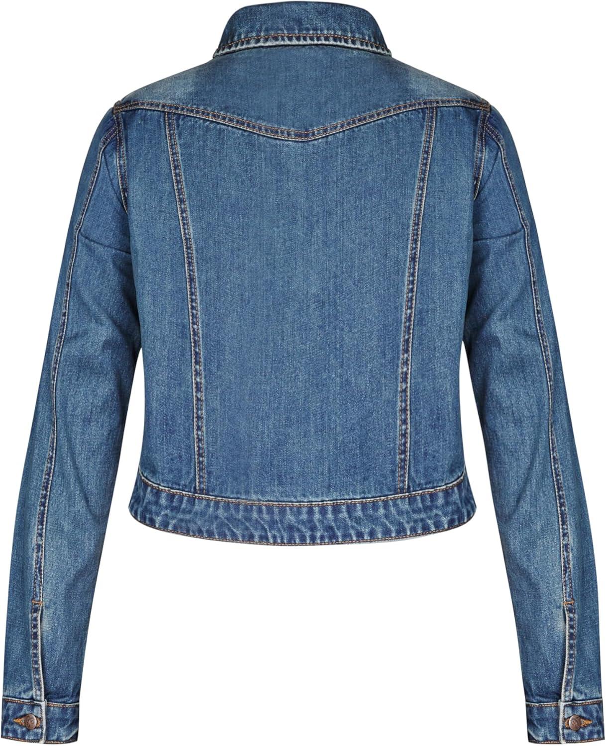 image:imageCity Chic Plus Size Jacket Classic Denim JacketDenim Mid
