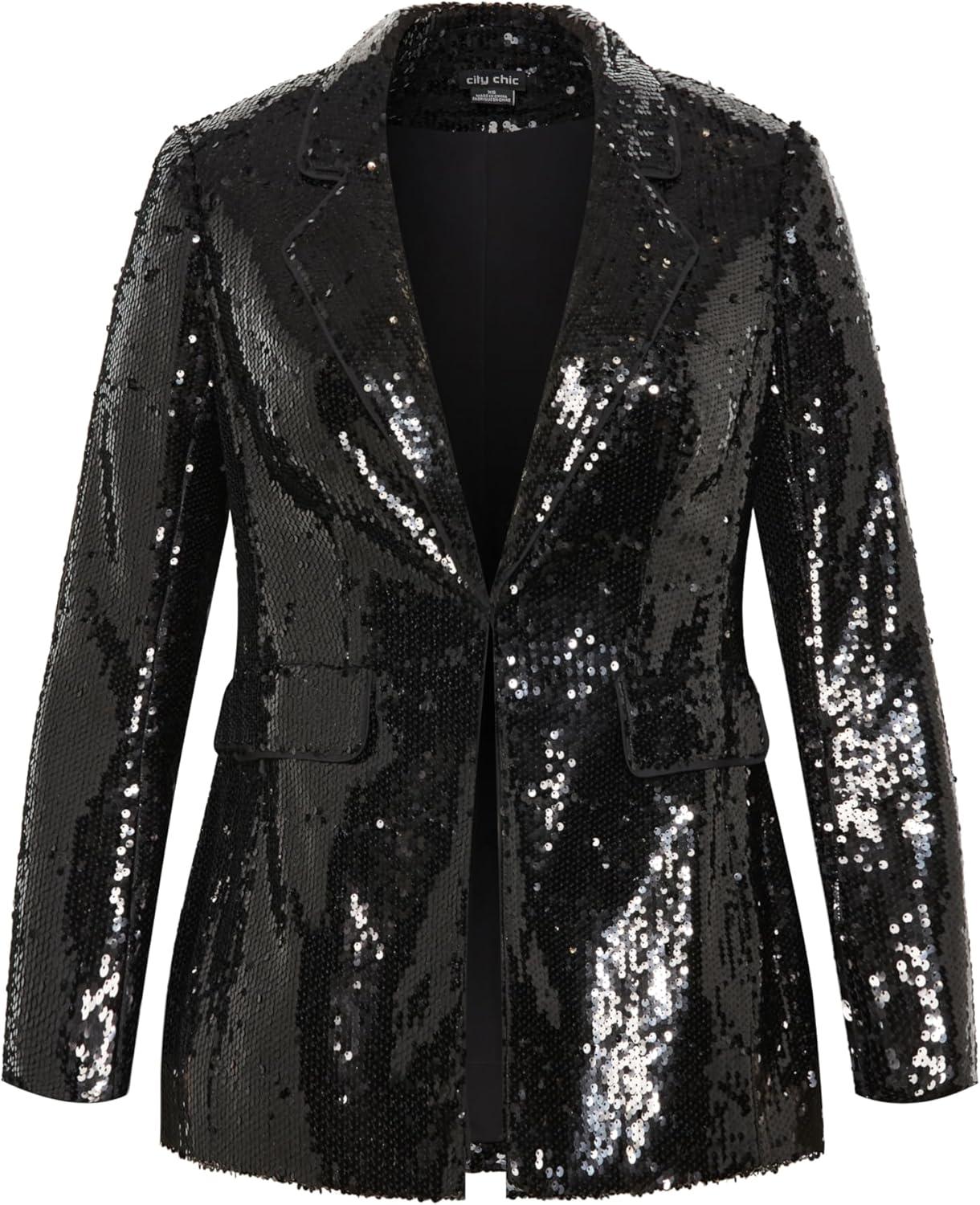 image:imageCity Chic Plus Size Jacket Kendall JacketBlack