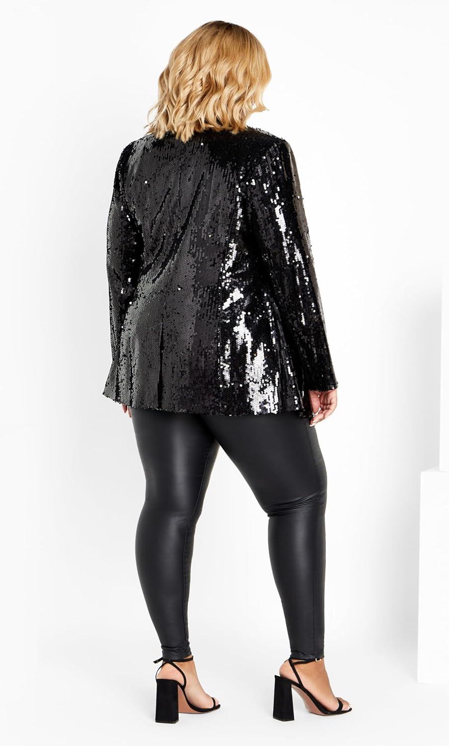 image:imageCity Chic Plus Size Jacket Kendall JacketBlack