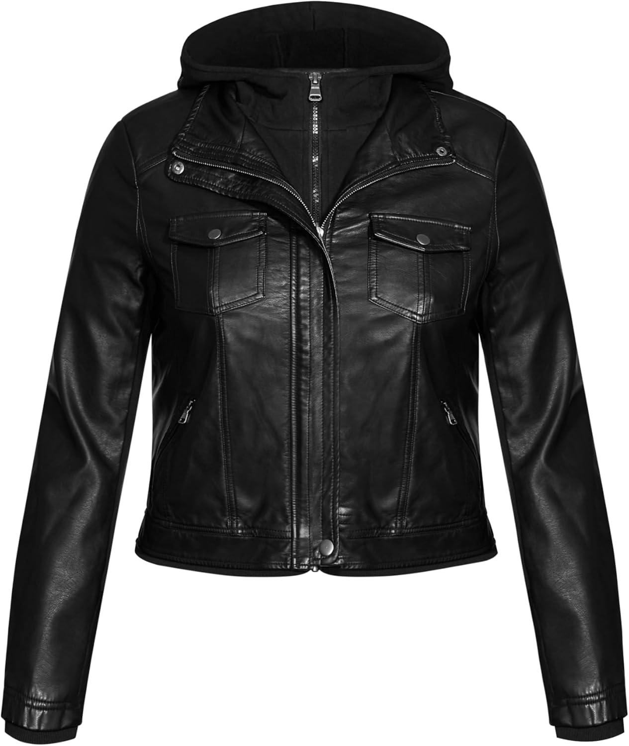 image:imageCity Chic Plus Size Jacket Layered Hoodie Jacket