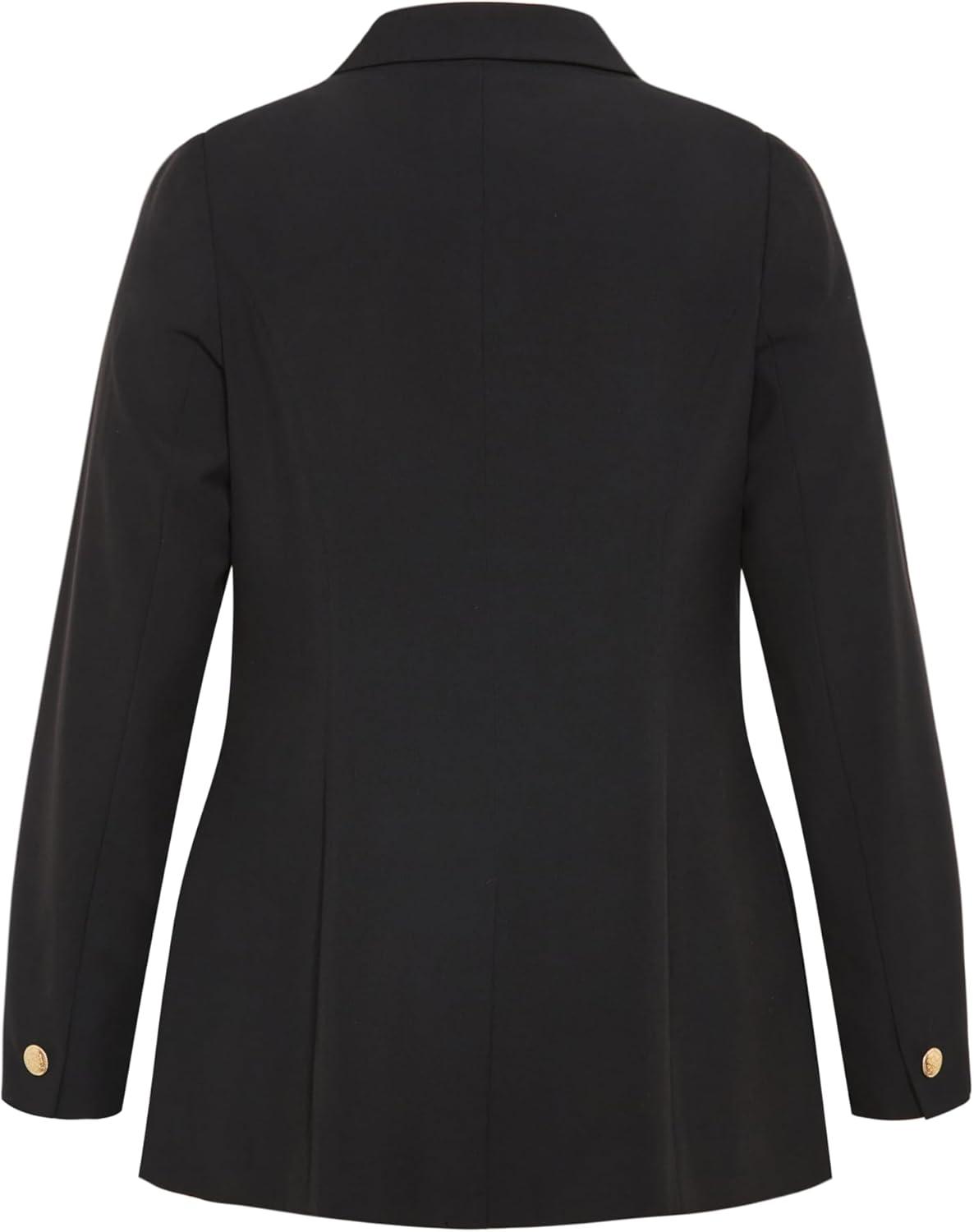 image:imageCity Chic Plus Size Jacket Sloane JacketBlack