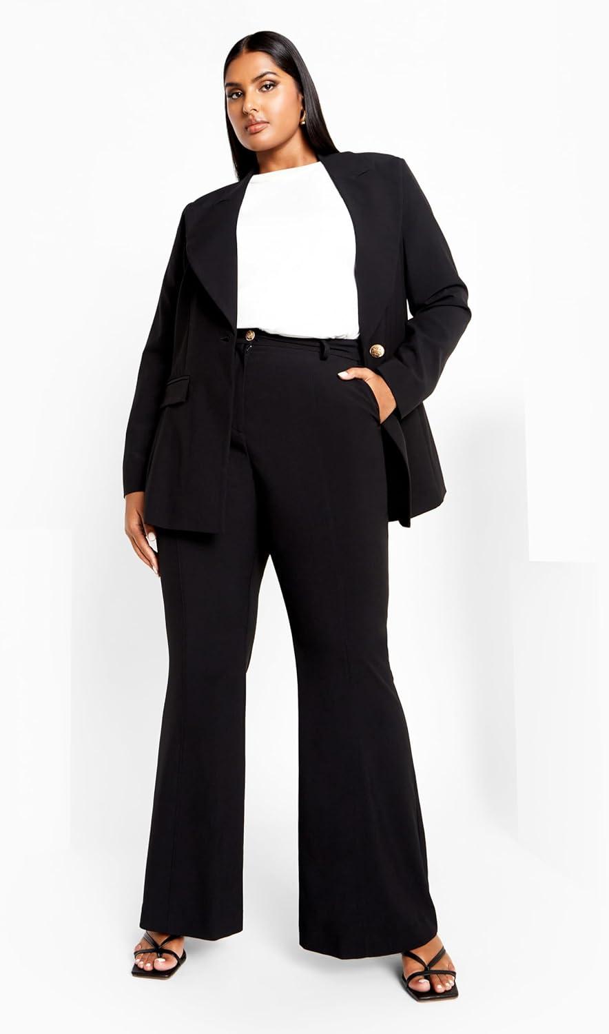 image:imageCity Chic Plus Size Jacket Sloane JacketBlack