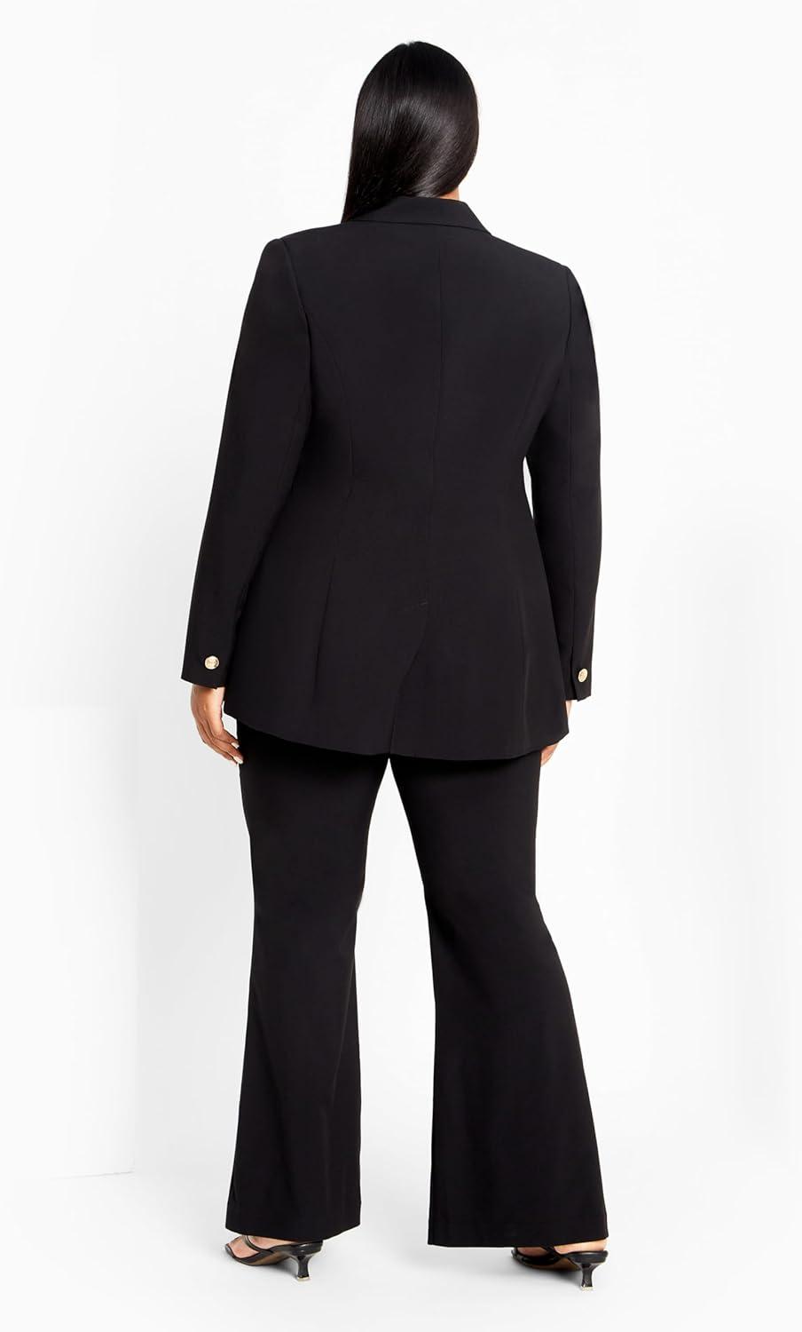 image:imageCity Chic Plus Size Jacket Sloane JacketBlack