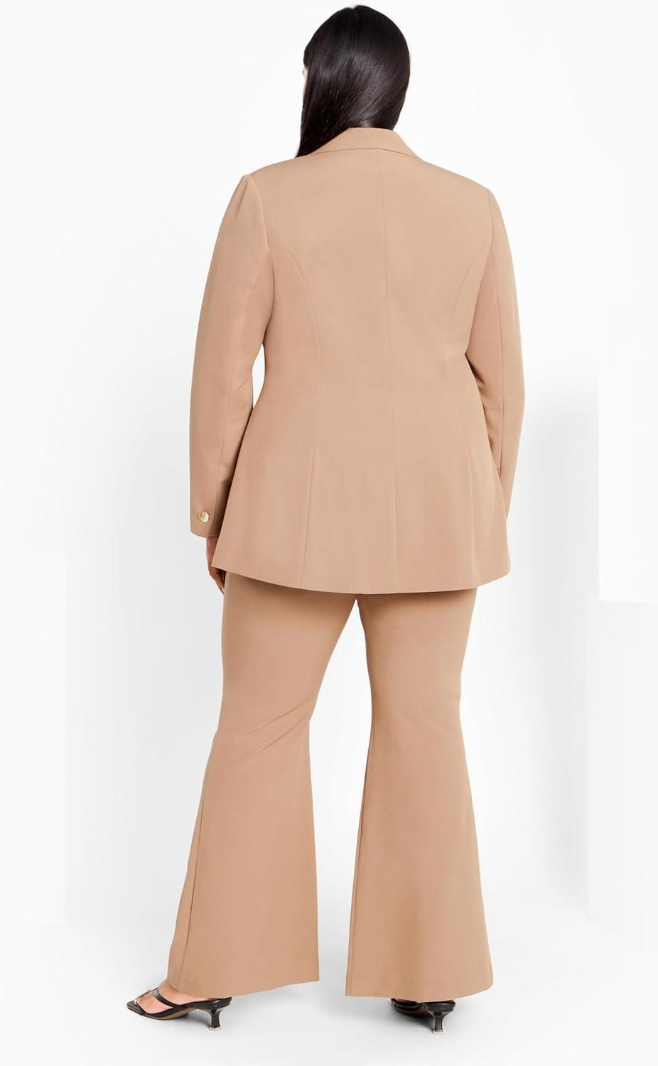 image:imageCity Chic Plus Size Jacket Sloane JacketCaramel