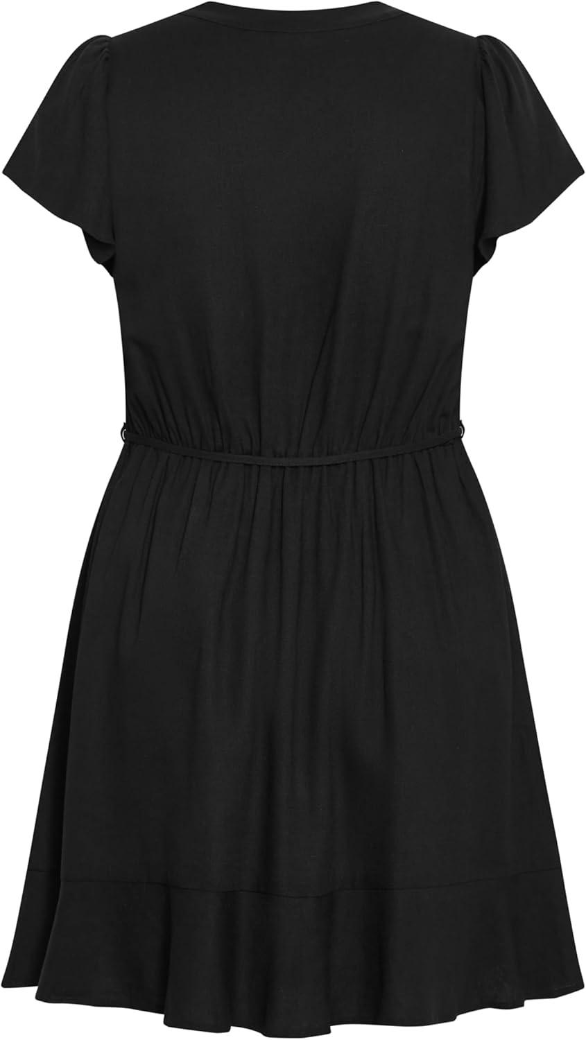 image:imageCity Chic Womens Button Betty DressBlack