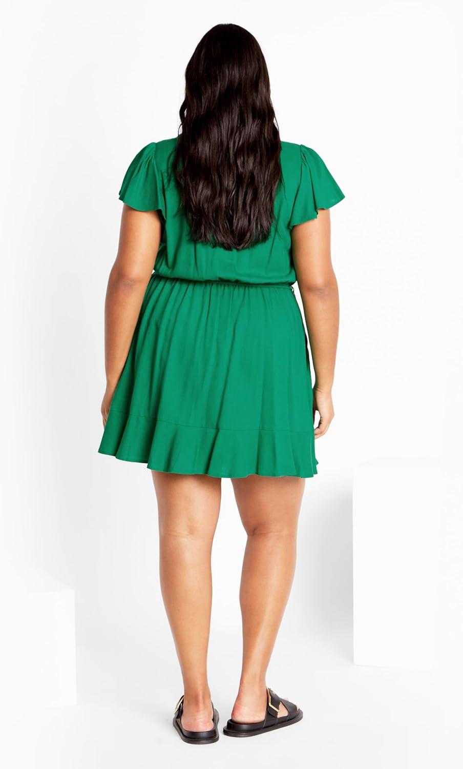 image:imageCity Chic Womens Button Betty DressGreen