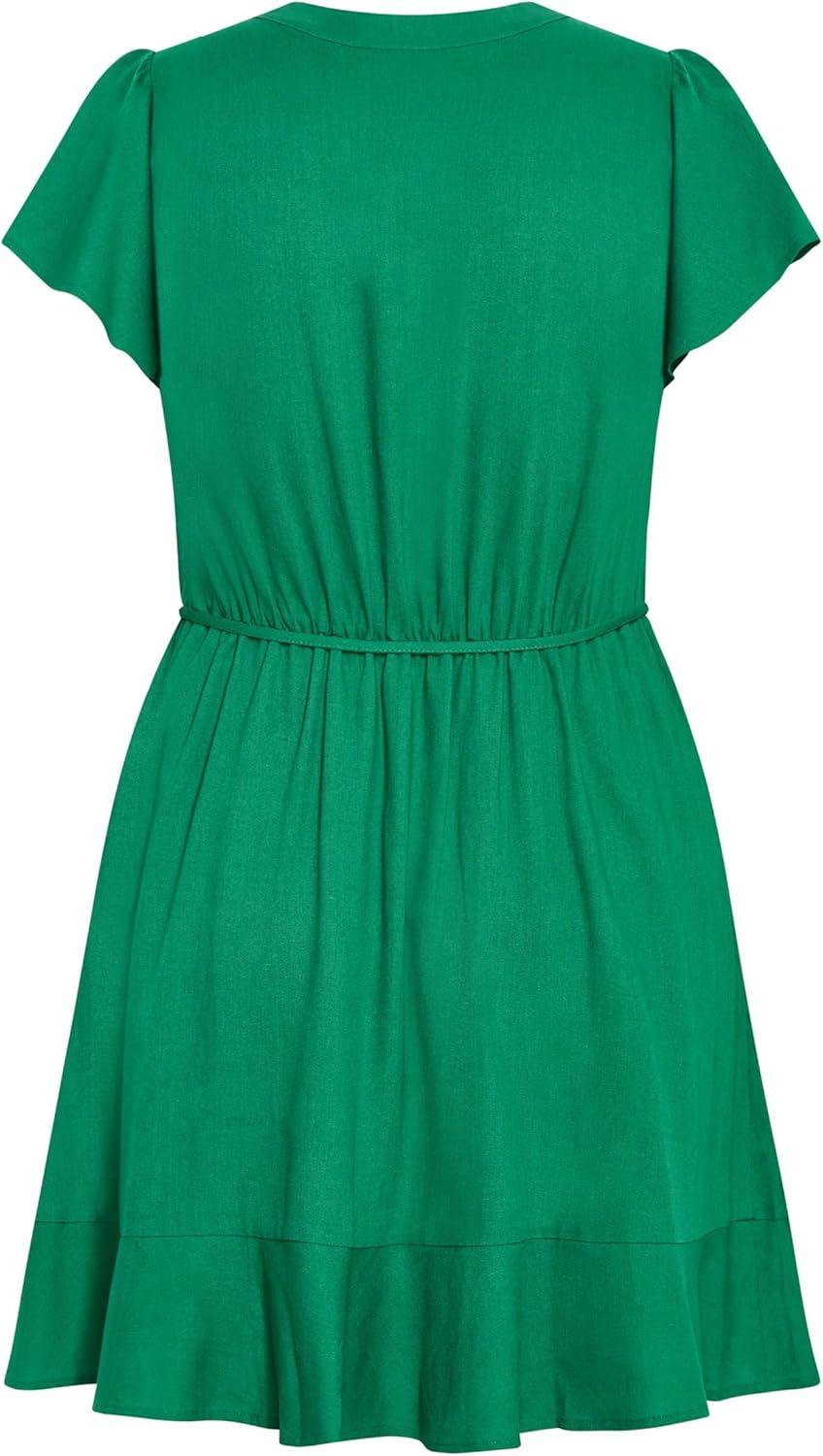 image:imageCity Chic Womens Button Betty DressGreen