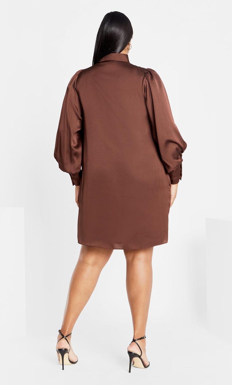 image:imageCity Chic Womens City Chic Plus Size Dress MaraMocha