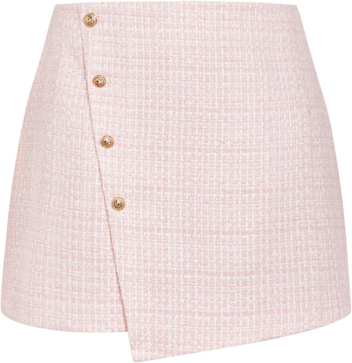 image:imageCity Chic Womens City Chic Plus Size Skirt MargotBlush Tweed
