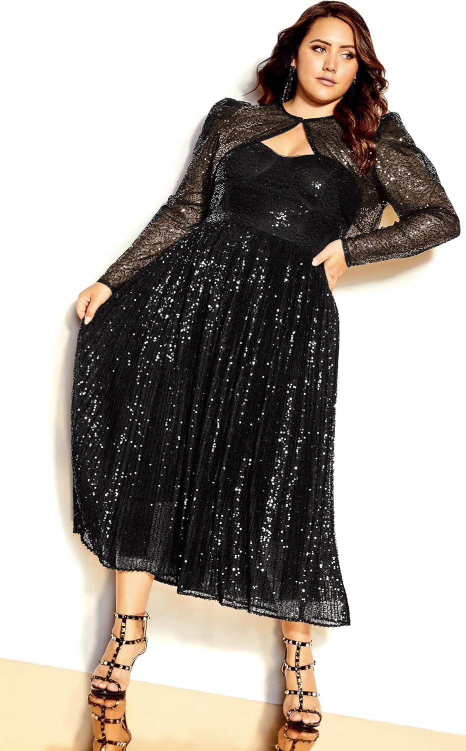 image:imageCity Chic Womens Citychic Plus Size JKT CamilaBlack