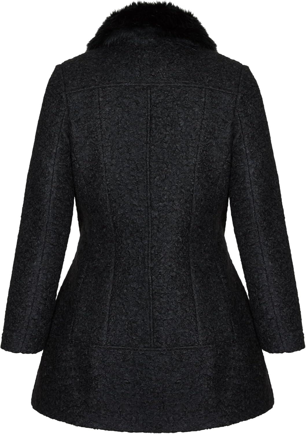 image:imageCity Chic Womens CoatSweet DreamsBlack