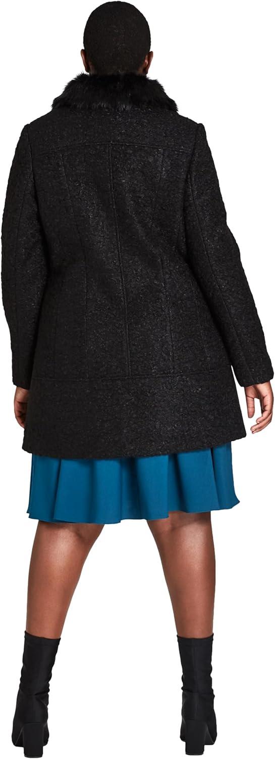 image:imageCity Chic Womens CoatSweet DreamsBlack