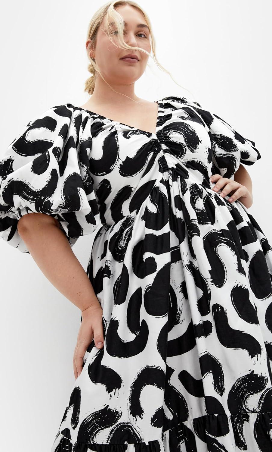 image:imageCity Chic Womens Dress Jana PrintLady Luck Geo
