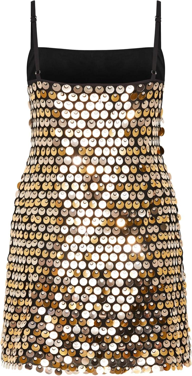 image:imageCity Chic Womens Dress Mini DiscoGold