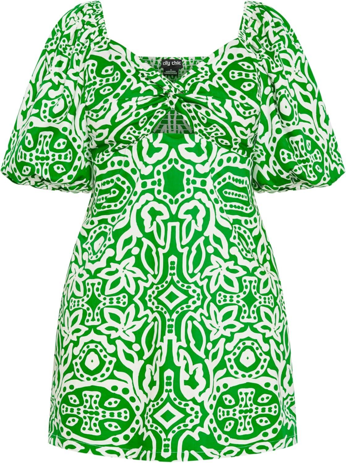 image:imageCity Chic Womens Dress AmariGreen Amari