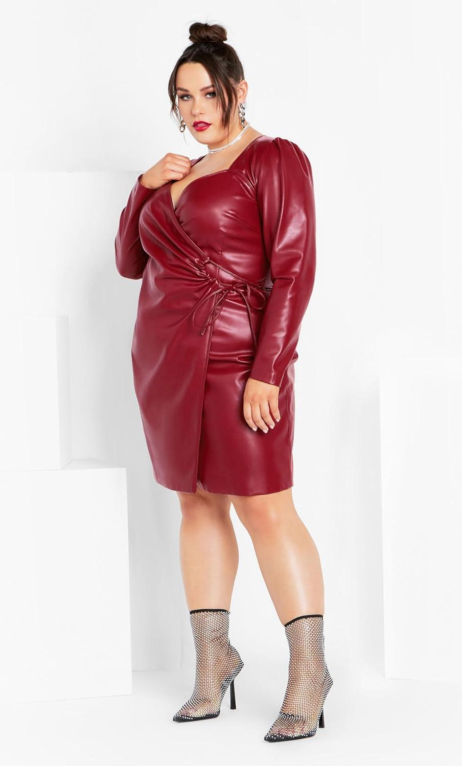 image:imageCity Chic Womens DressCindyTrue Red