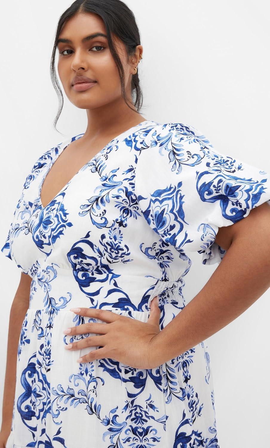 image:imageCity Chic Womens DressWinslow PrintWillow Brd