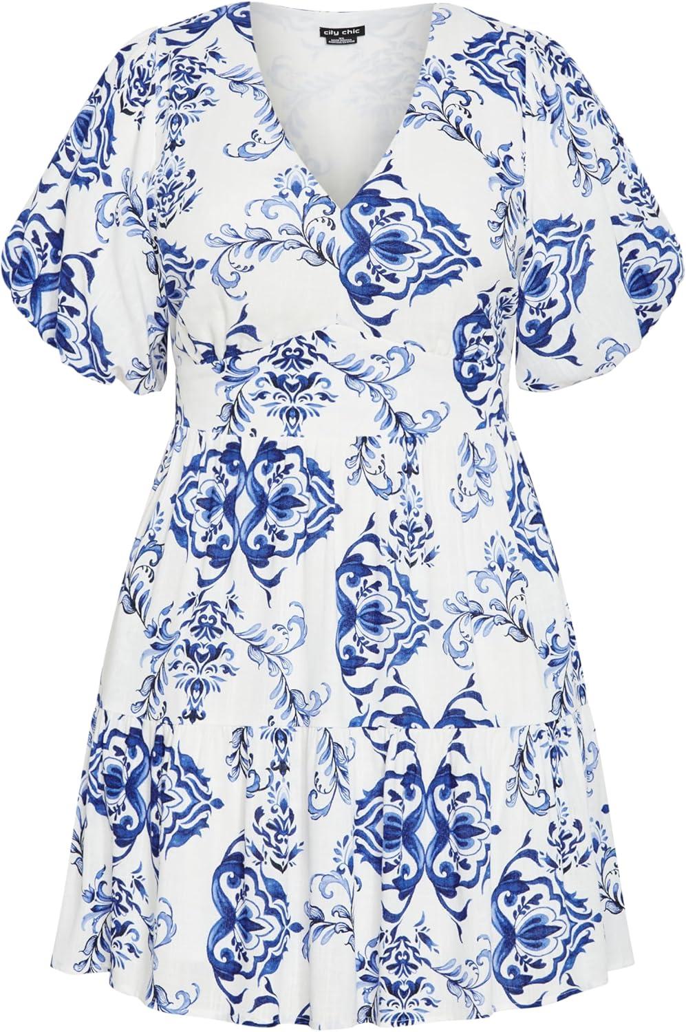 image:imageCity Chic Womens DressWinslow PrintWillow Brd