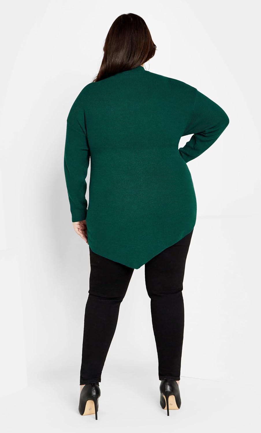 image:imageCity Chic Womens Madison SweaterEmerald