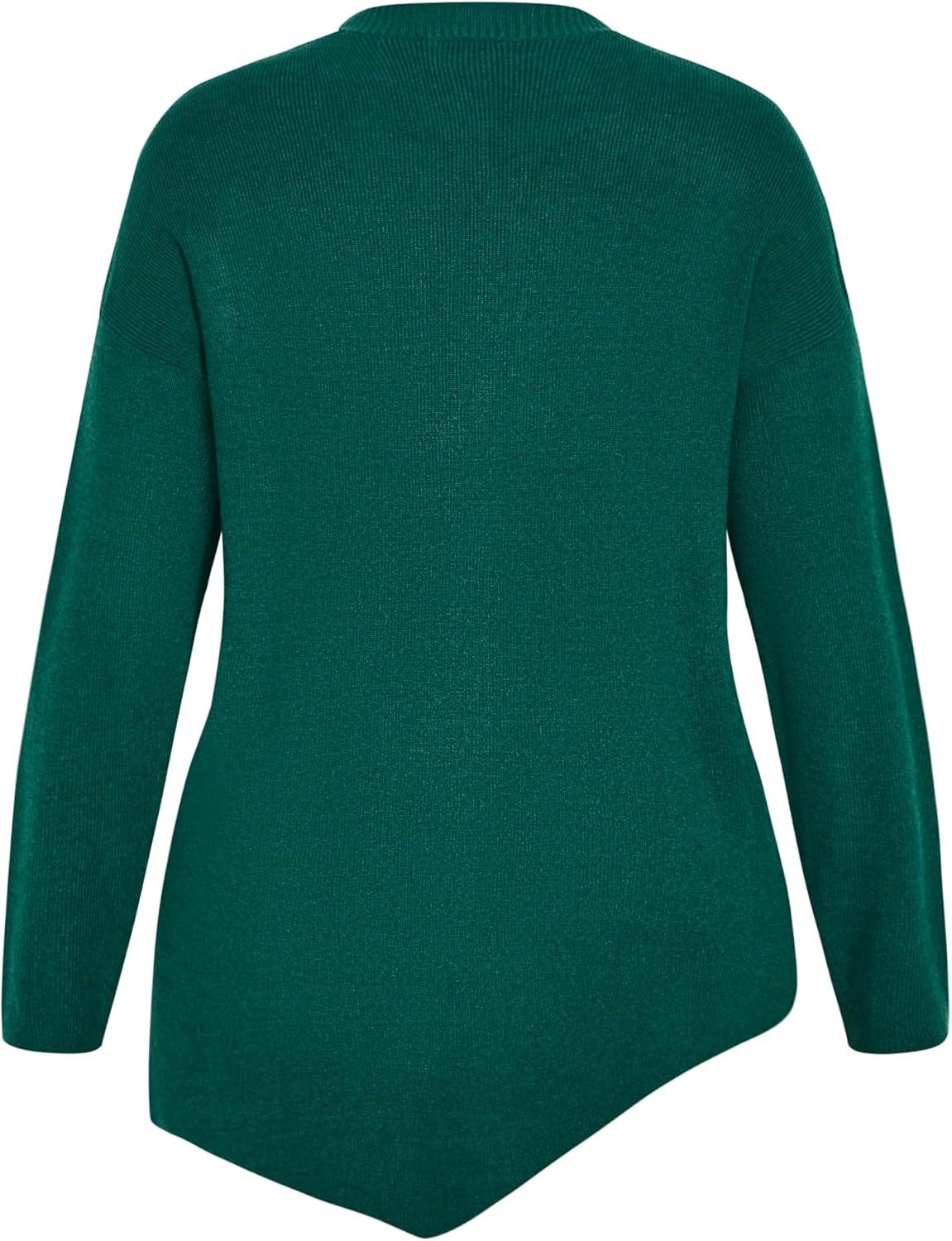 image:imageCity Chic Womens Madison SweaterEmerald