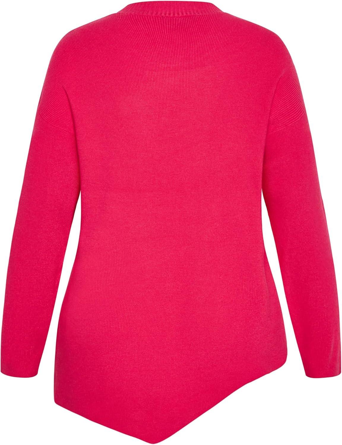 image:imageCity Chic Womens Madison SweaterRaspberry