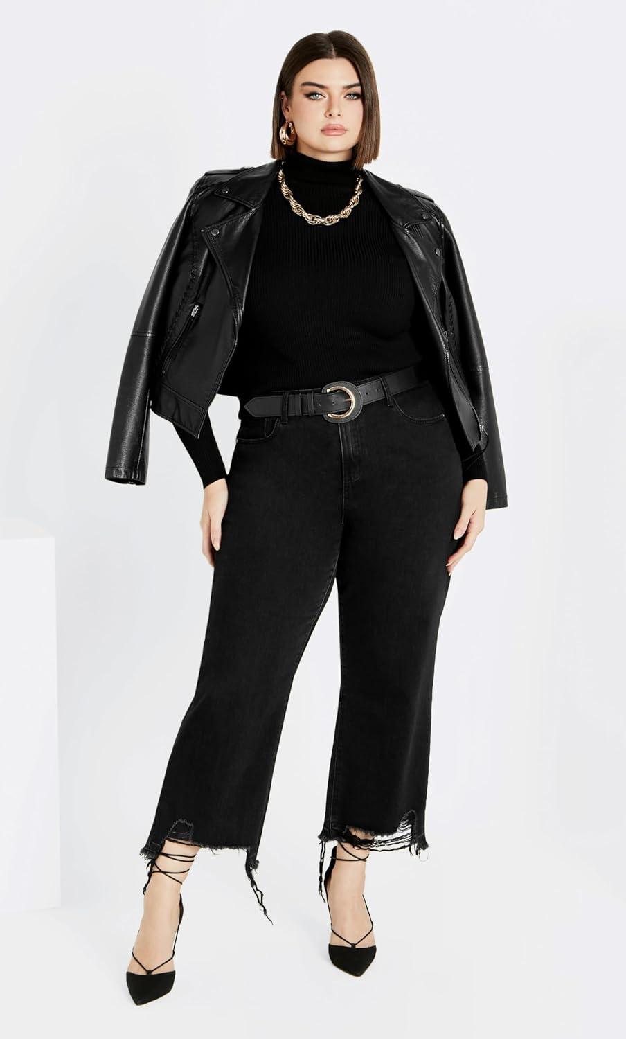 image:imageCity Chic Womens Mia SweaterBlack