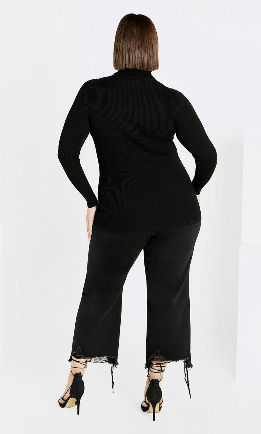 image:imageCity Chic Womens Mia SweaterBlack