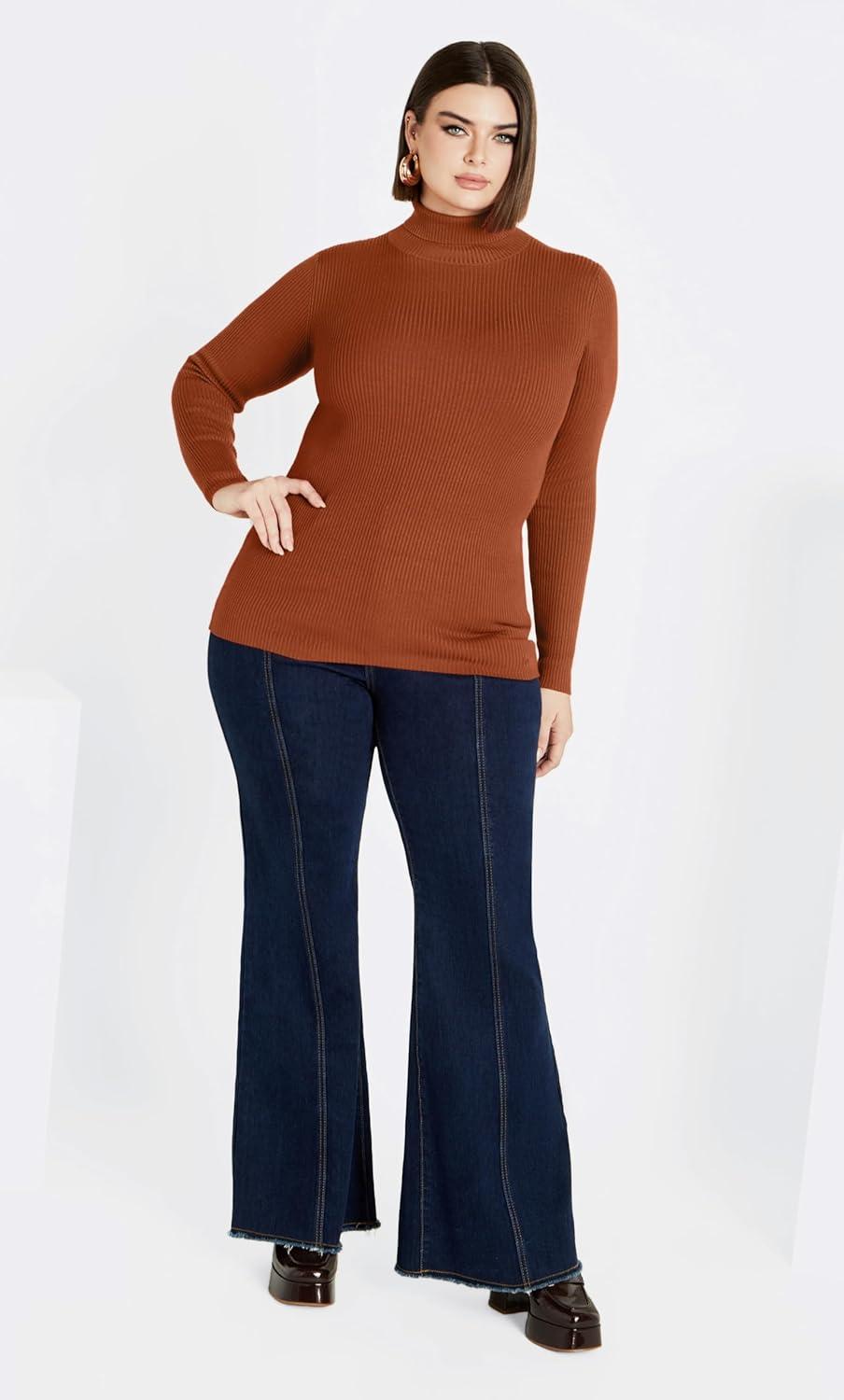 image:imageCity Chic Womens Mia SweaterToffee