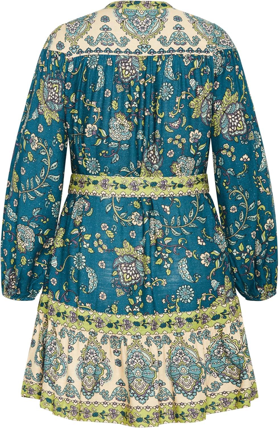 image:imageCity Chic Womens Mysteria Mini DressFrench Blue Mystic