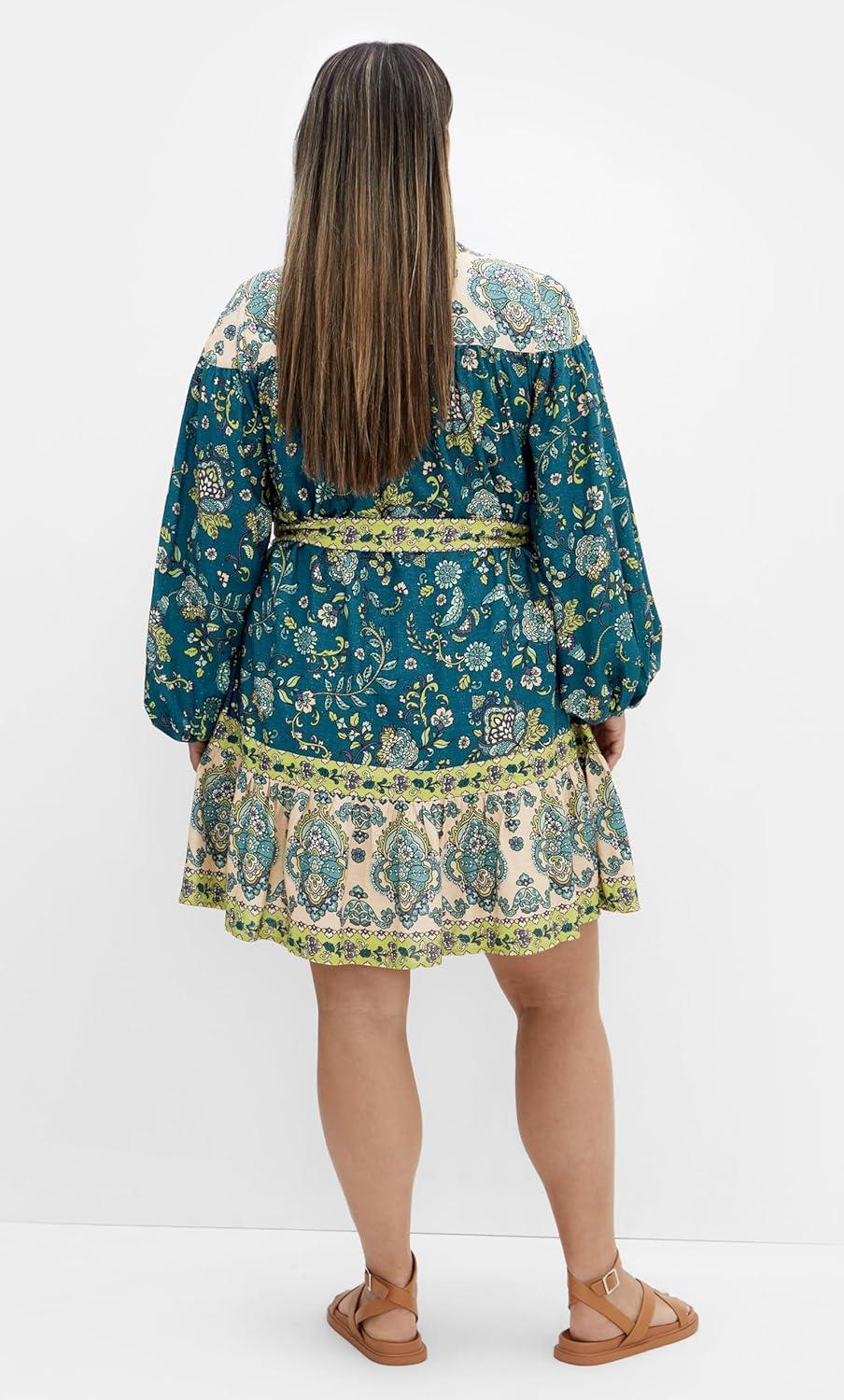 image:imageCity Chic Womens Mysteria Mini DressFrench Blue Mystic