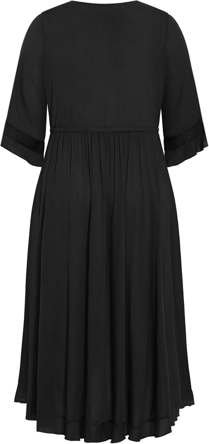 image:imageCity Chic Womens Plus Size Cadence DressBlack