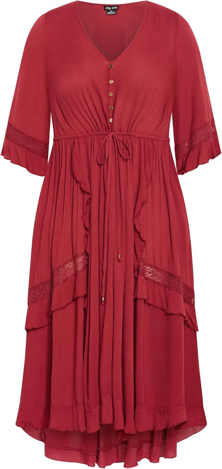 image:imageCity Chic Womens Plus Size Cadence DressShiraz