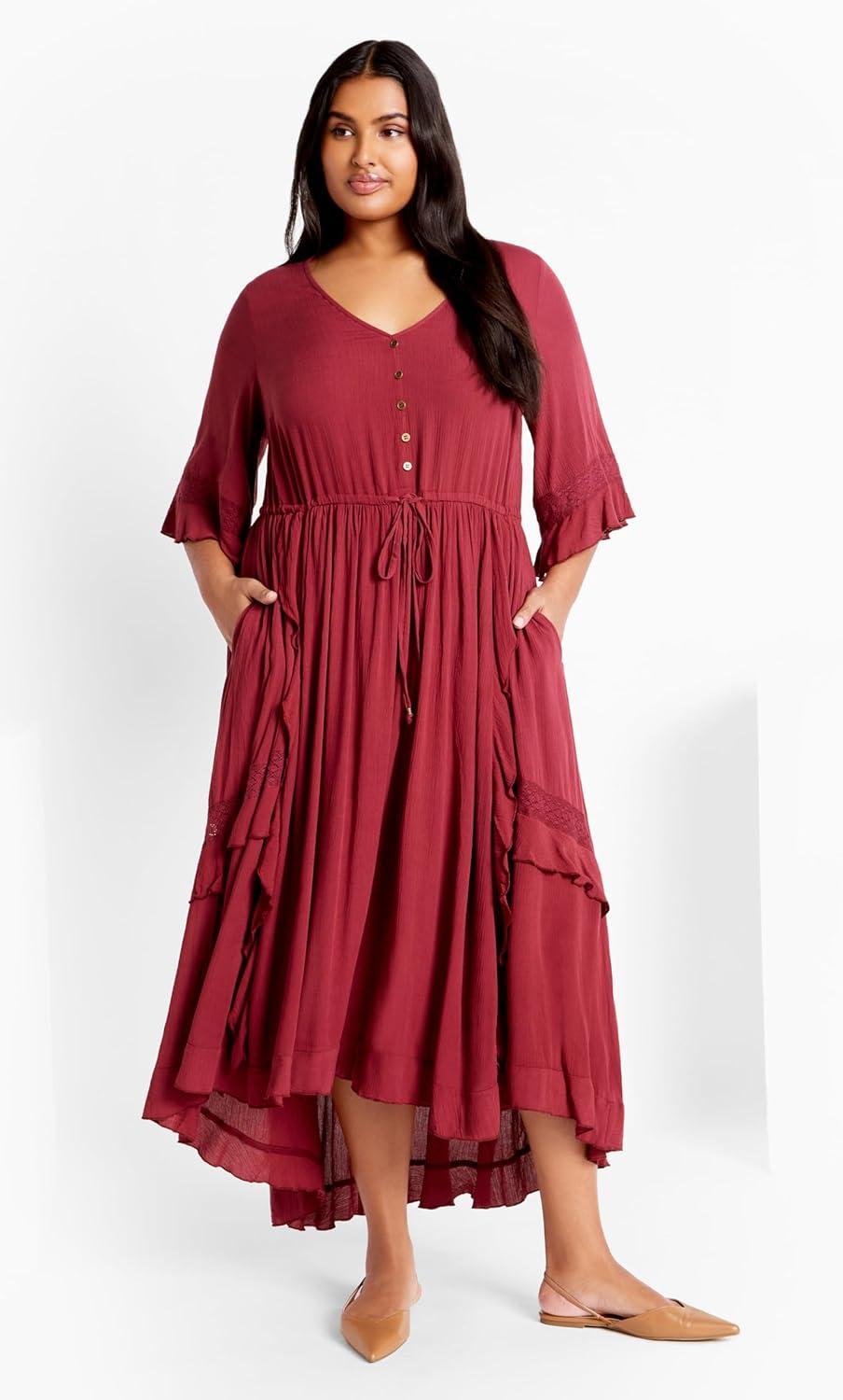 image:imageCity Chic Womens Plus Size Cadence DressShiraz