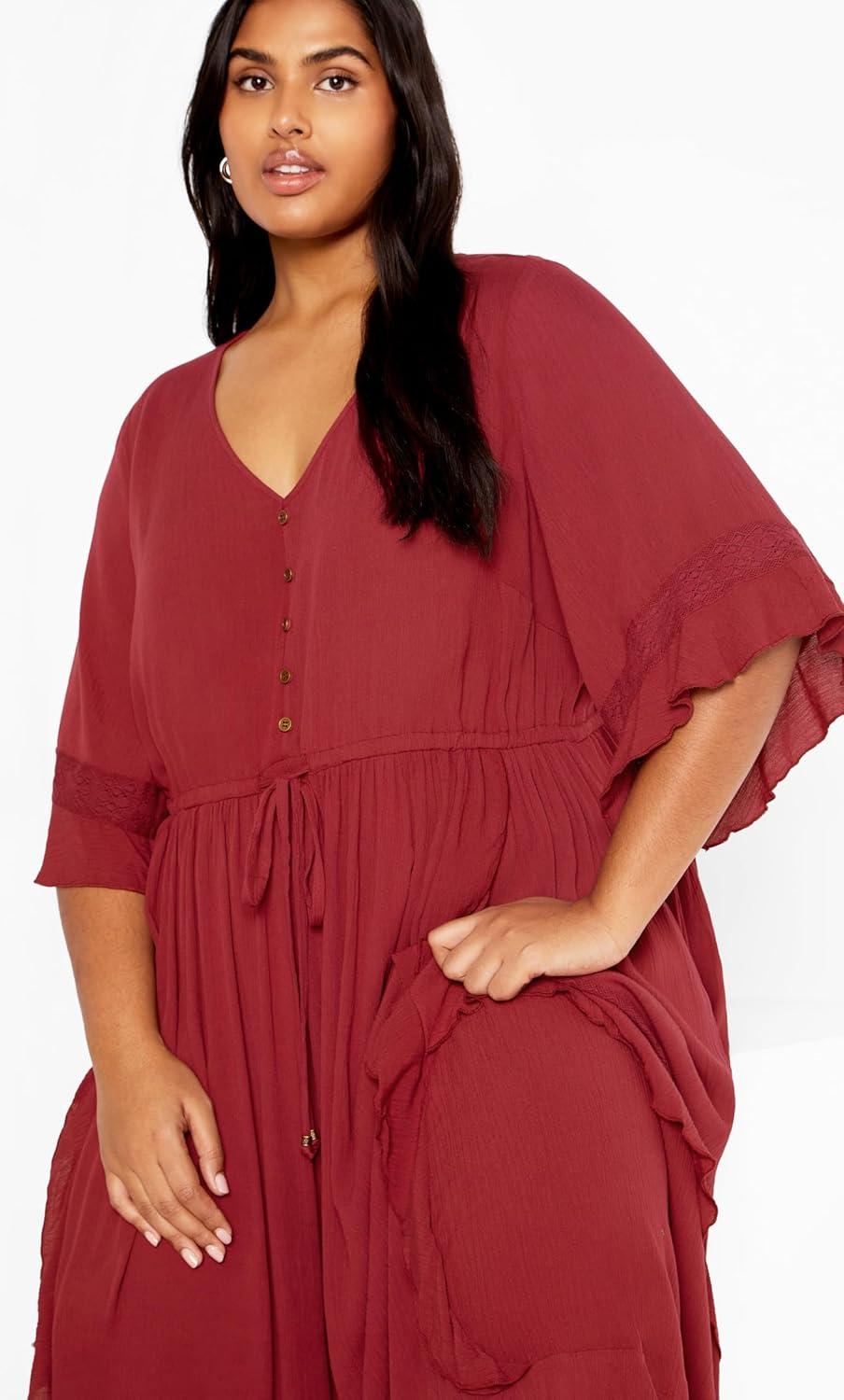 image:imageCity Chic Womens Plus Size Cadence DressShiraz