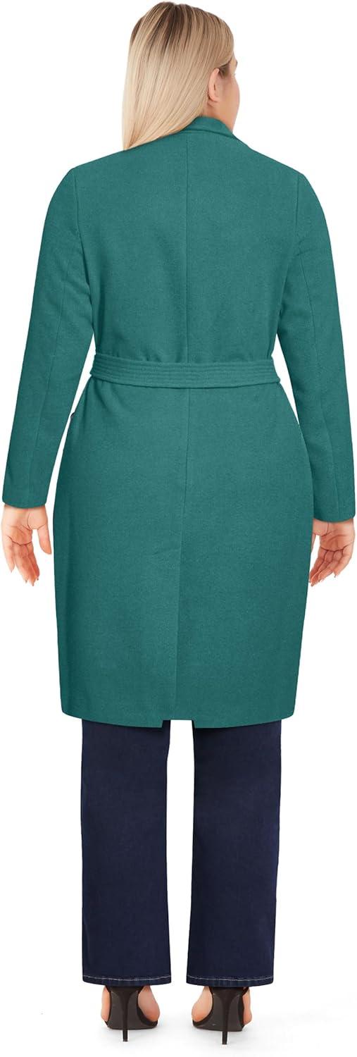 image:imageCity Chic Womens Plus Size Coat Callie DetailGreen