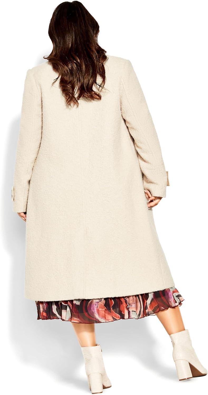 image:imageCity Chic Womens Plus Size Coat EllaBuff