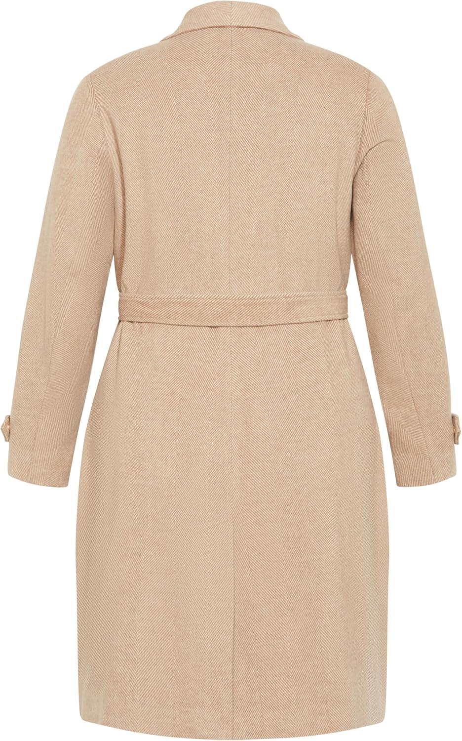 image:imageCity Chic Womens Plus Size Coat IsabellaBuff